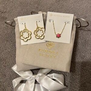 NWT Kendra Scott Susie necklace and earrings gift set